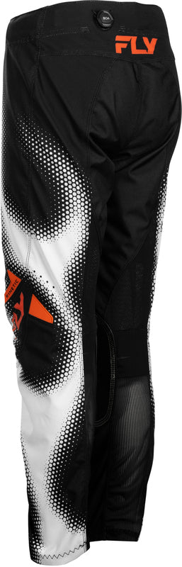 FLY RACING Youth Kinetic Torch Kindermaat broek – Zwart/Wit/Oranje