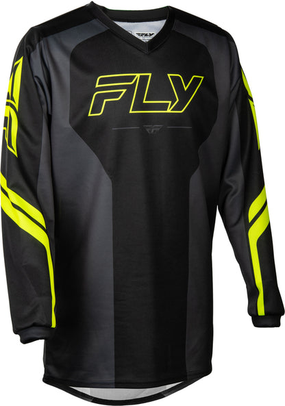 FLY RACING F-16 Raze Youth Kindermaat jersey – Zwart/Grijs