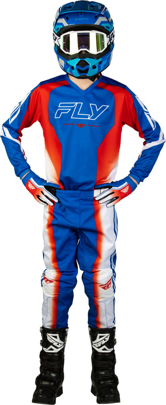 FLY RACING F-16 Raze Youth Kindermaat jersey – Zwart/Grijs