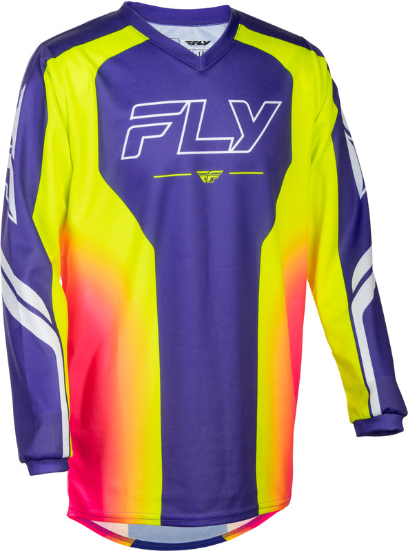 FLY RACING F-16 Raze Youth Kindermaat jersey – Zwart/Grijs