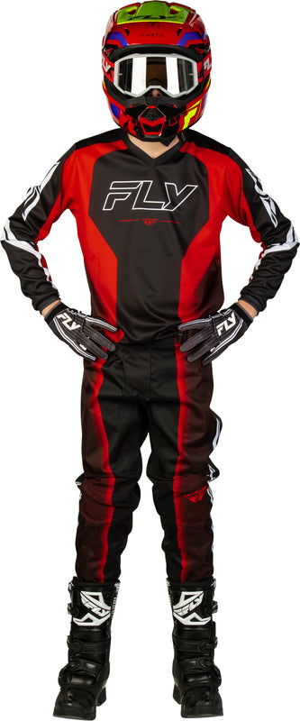 FLY RACING Youth F-16 Raze Kindermaat broek – Zwart/Grijs