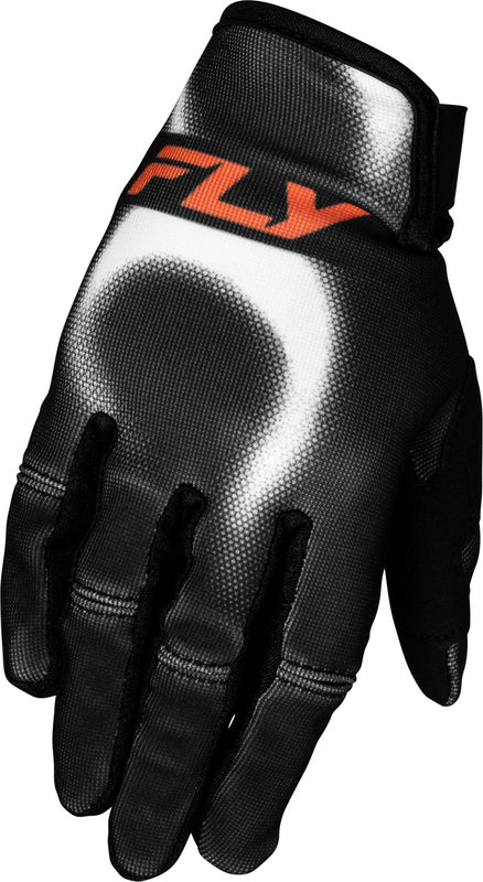 FLY RACING Youth Kinetic Torch Kindermaat motorhandschoenen – Zwart/Wit/Oranje