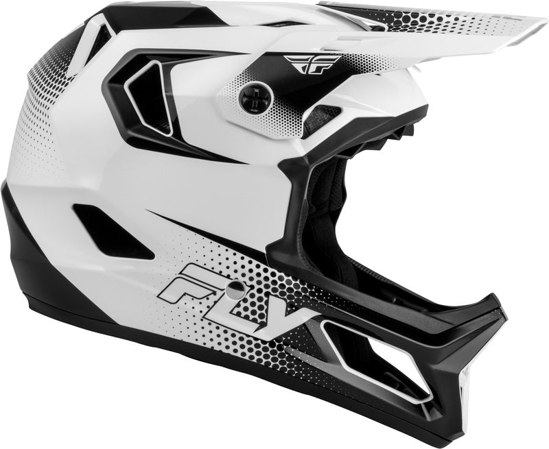 FLY RACING Rayce Sonar Bicycle Youth Helmet - Black/White