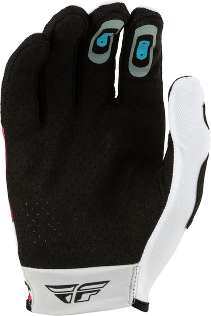 FLY RACING Youth Lite Vibe Kindermaat motorhandschoenen – Wit/Roze/Blauw