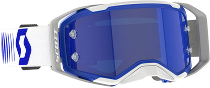 SCOTT Prospect 2.0 AMP Chrome Crossbril – Zwart/Wit met Gold Chrome Works Lens