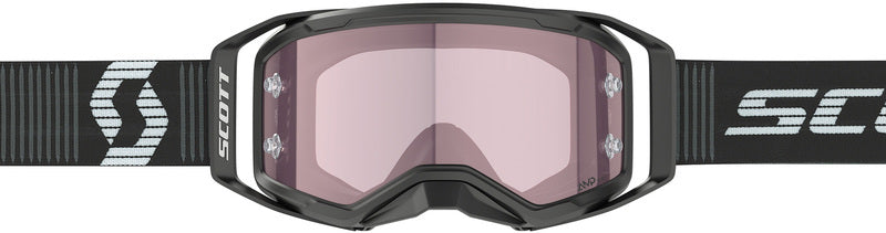 SCOTT Prospect 2.0 AMP Crossbril – Zwart/Wit met Rose Works Lens