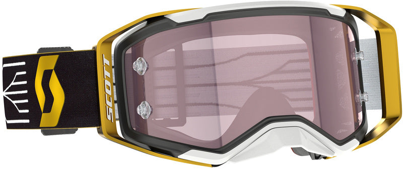 SCOTT Prospect 2.0 AMP Crossbril – Zwart/Wit met Rose Works Lens