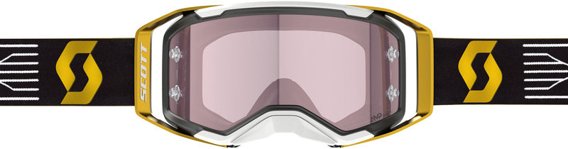 SCOTT Prospect 2.0 AMP Crossbril – Zwart/Wit met Rose Works Lens