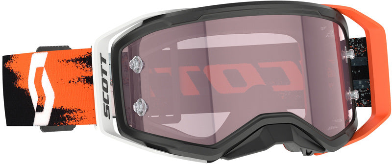SCOTT Prospect 2.0 AMP Crossbril – Zwart/Wit met Rose Works Lens