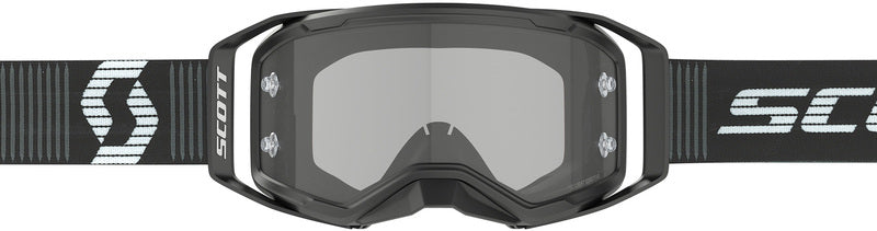 SCOTT Prospect 2.0 LS Crossbril – Zwart/Wit met Light Sensitive Grey Works Lens
