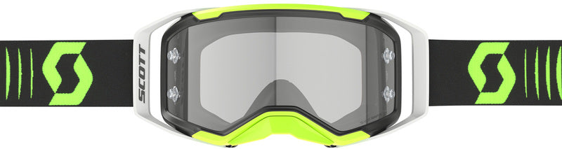 SCOTT Prospect 2.0 LS Crossbril – Zwart/Wit met Light Sensitive Grey Works Lens