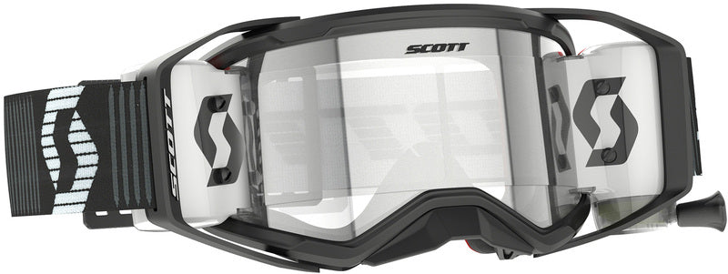 SCOTT Prospect 2.0 WFS Crossbril – Zwart/Wit met Clear Works Lens