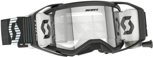 SCOTT Prospect 2.0 WFS Crossbril – Zwart/Wit met Clear Works Lens