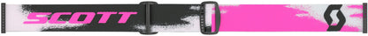 SCOTT Fury WFS Crossbril – Zwart/Wit met Clear Works Lens