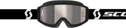 SCOTT Primal Chrome Crossbril – Zwart/Wit met Silver Chrome Works Lens