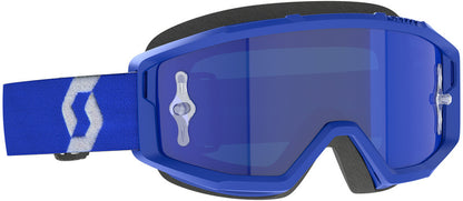 SCOTT Primal Chrome Crossbril – Zwart/Wit met Silver Chrome Works Lens