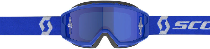 SCOTT Primal Chrome Crossbril – Zwart/Wit met Silver Chrome Works Lens
