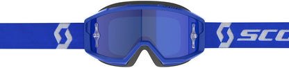SCOTT Primal Chrome Crossbril – Zwart/Wit met Silver Chrome Works Lens