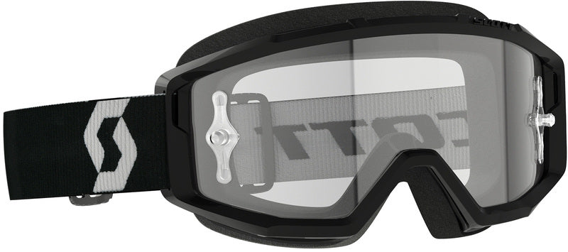 SCOTT Primal Crossbril – Zwart/Wit met Clear Works Lens