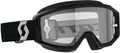 SCOTT Primal Crossbril – Zwart/Wit met Clear Works Lens