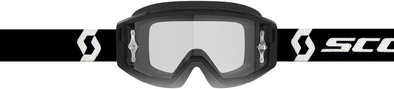 SCOTT Primal Crossbril – Zwart/Wit met Clear Works Lens