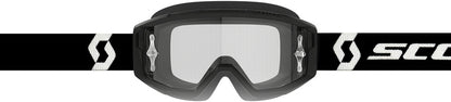 SCOTT Primal Crossbril – Zwart/Wit met Clear Works Lens