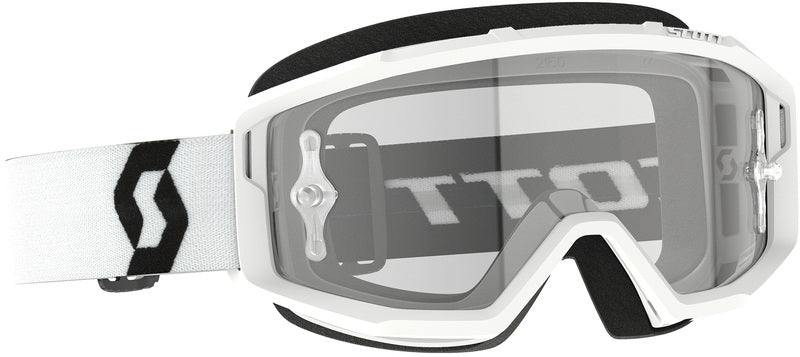 SCOTT Primal Crossbril – Zwart/Wit met Clear Works Lens