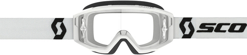 SCOTT Primal Crossbril – Zwart/Wit met Clear Works Lens