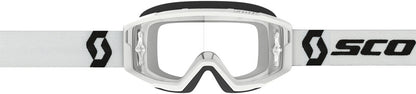 SCOTT Primal Crossbril – Zwart/Wit met Clear Works Lens