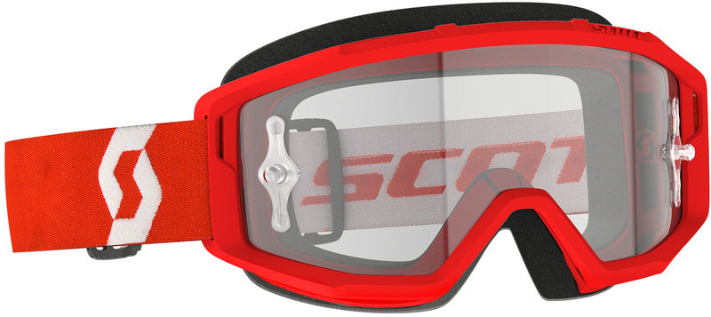 SCOTT Primal Crossbril – Zwart/Wit met Clear Works Lens