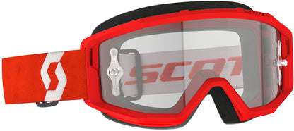 SCOTT Primal Crossbril – Zwart/Wit met Clear Works Lens