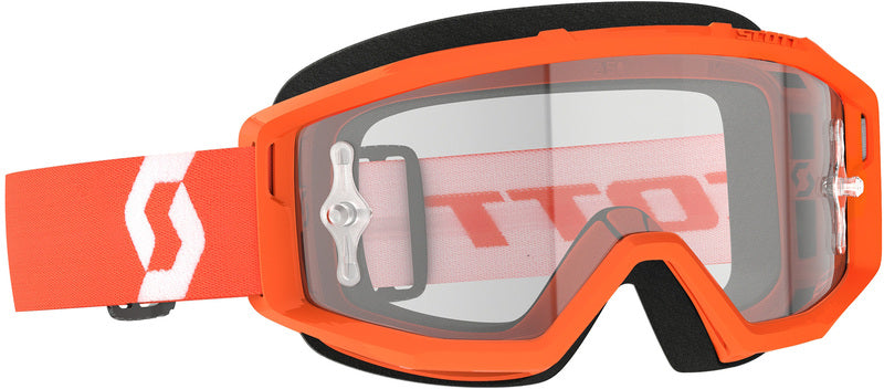 SCOTT Primal Crossbril – Zwart/Wit met Clear Works Lens