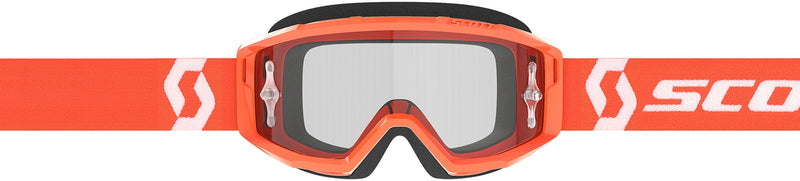 SCOTT Primal Crossbril – Zwart/Wit met Clear Works Lens