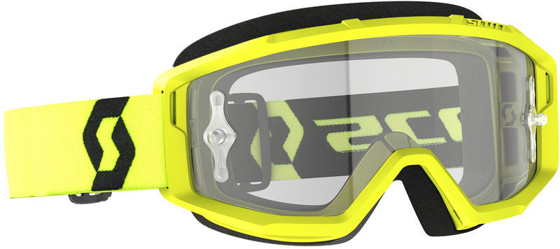 SCOTT Primal Crossbril – Zwart/Wit met Clear Works Lens