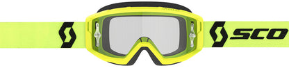 SCOTT Primal Crossbril – Zwart/Wit met Clear Works Lens