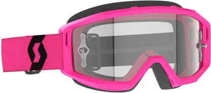 SCOTT Primal Crossbril – Zwart/Wit met Clear Works Lens