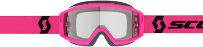 SCOTT Primal Crossbril – Zwart/Wit met Clear Works Lens