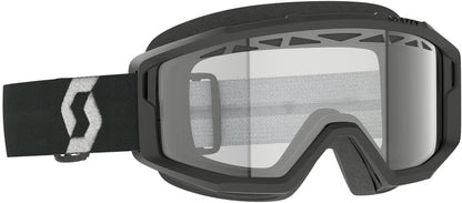 SCOTT Primal Enduro Crossbril – Zwart/Wit met S0 heldere lens