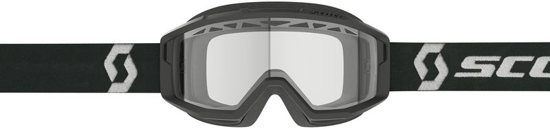 SCOTT Primal Enduro Crossbril – Zwart/Wit met S0 heldere lens