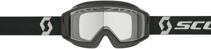 SCOTT Primal Enduro Crossbril – Zwart/Wit met S0 heldere lens