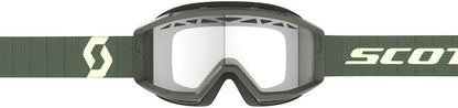 SCOTT Primal Enduro Crossbril – Zwart/Wit met S0 heldere lens