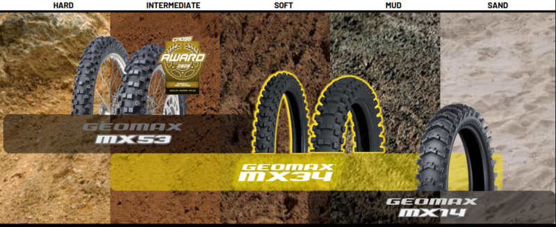 DUNLOP Band GEOMAX MX53 F 80/100-21 M/C NHS 51M TT