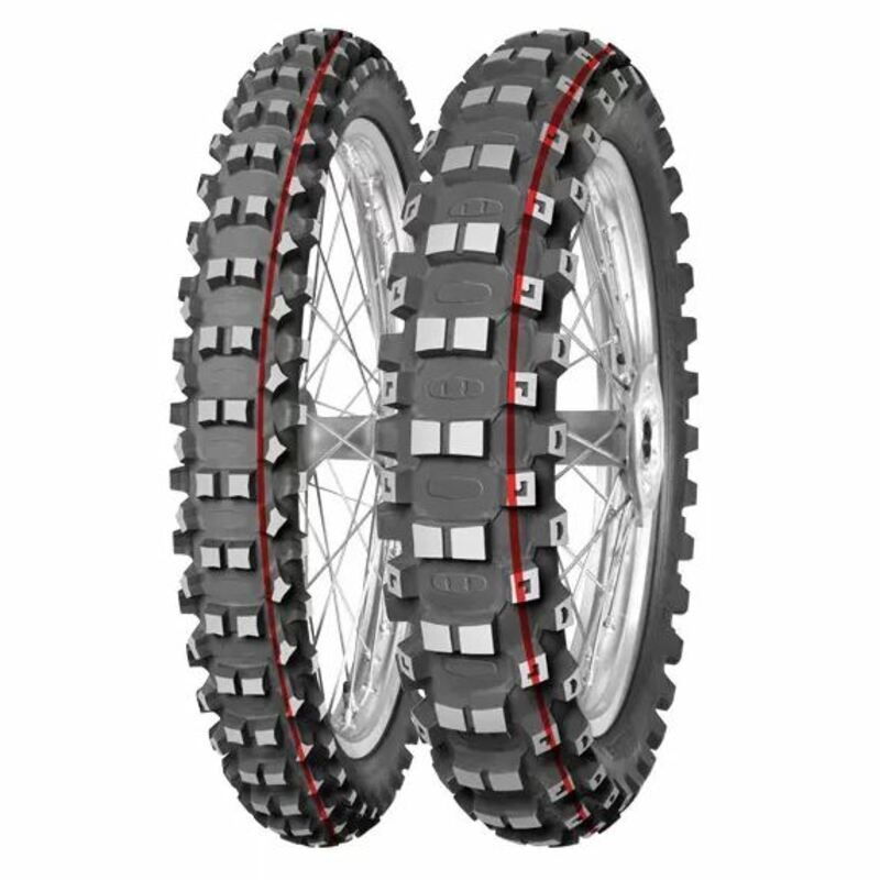 MITAS Band TERRA FORCE-MX MH 90/100-16 NHS 51M TT MEDIUM TO HARD RED GREEN