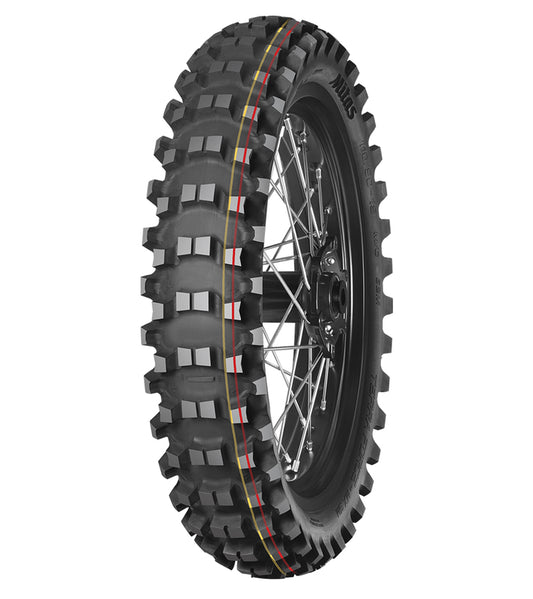 MITAS Band TERRA FORCE-MX SM 70/100-10 (2.50-10) 41M TT SOFT MEDIUM TERRAIN RED YELLOW NHS