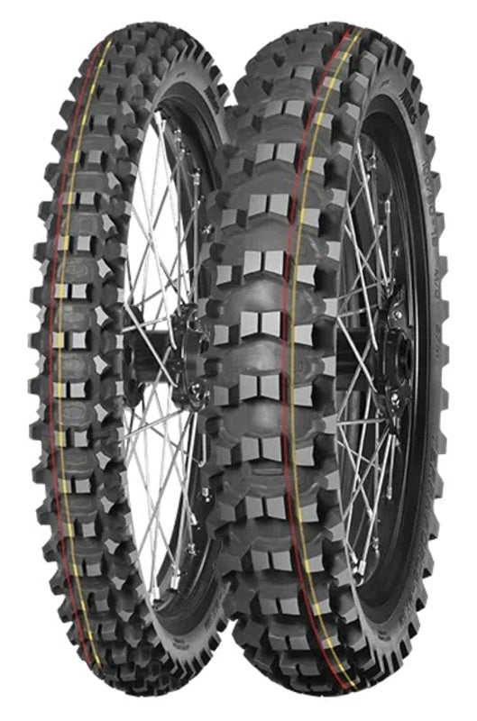 Band MITAS TERRA FORCE-MX SM 100/90-19 NHS 57M TT SOFT TO MEDIUM RED YELLOW