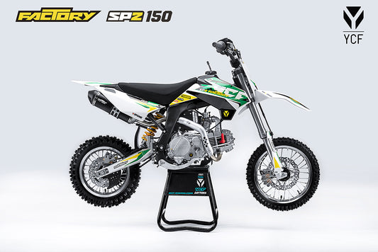 YCF FACTORY SP2 150 GROEN WIT