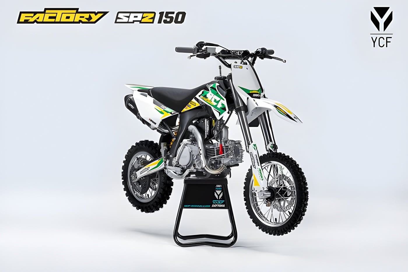 YCF FACTORY SP2 150 GROEN WIT