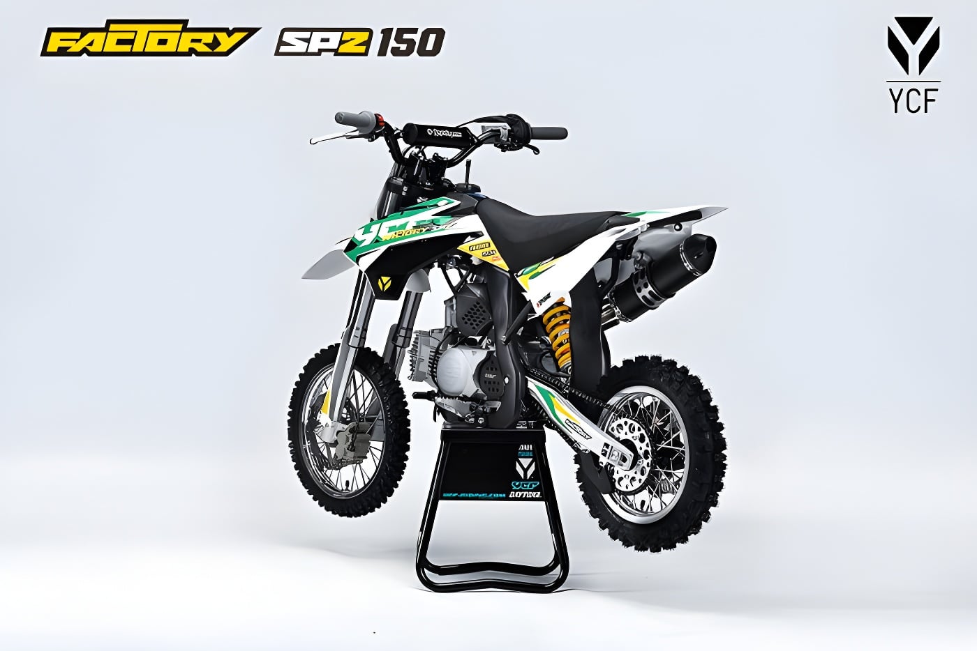 YCF FACTORY SP2 150 GROEN WIT
