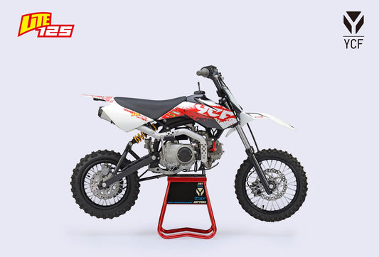 YCF LITE 125 WIT ROOD