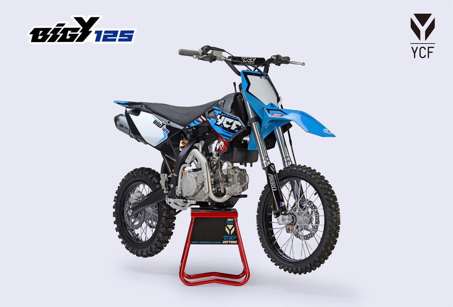YCF BIGY 125 MX BLAUW